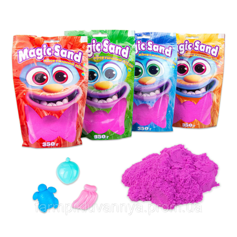 Кінетичний пісок Strateg Magic sand в пакеті 39402-4 фіолетовий, 0,350 кг Кінетичний пісок Strateg Magic sand в пакеті 39402-4 фіолетовий, 0,350 кг