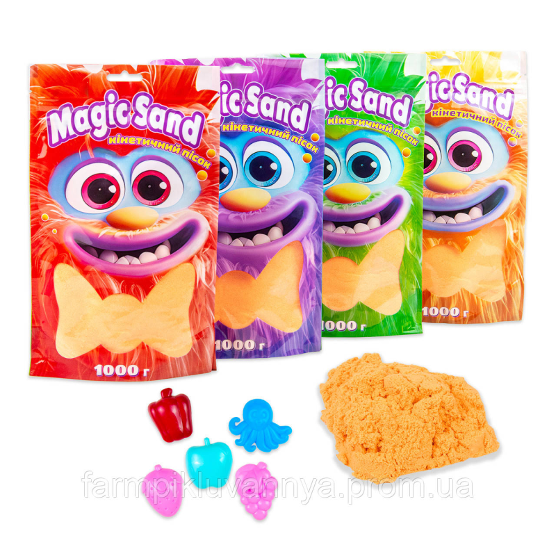 Кінетичний пісок Strateg Magic sand в пакеті 39404-7 помаранчевий, 1 кг Кінетичний пісок Strateg Magic sand в пакеті 39404-7 помаранчевий, 1 кг
