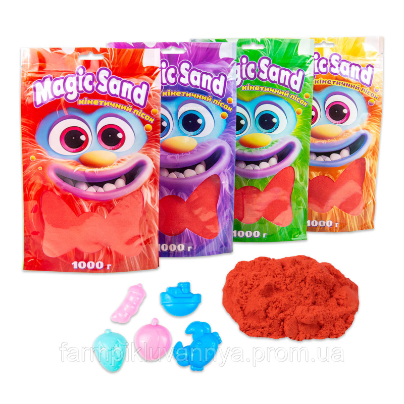 Кінетичний пісок Strateg Magic sand в пакеті 39404-6 червоний, 1 кг Кінетичний пісок Strateg Magic sand в пакеті 39404-6 червоний, 1 кг