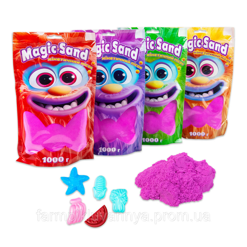 Кінетичний пісок Strateg Magic sand в пакеті 39404-4 фіолетовий, 1 кг Кінетичний пісок Strateg Magic sand в пакеті 39404-4 фіолетовий, 1 кг