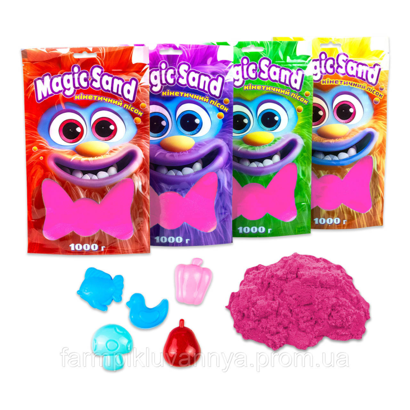 Кінетичний пісок Strateg Magic sand в пакеті 39404-8 рожевий, 1 кг Кінетичний пісок Strateg Magic sand в пакеті 39404-8 рожевий, 1 кг