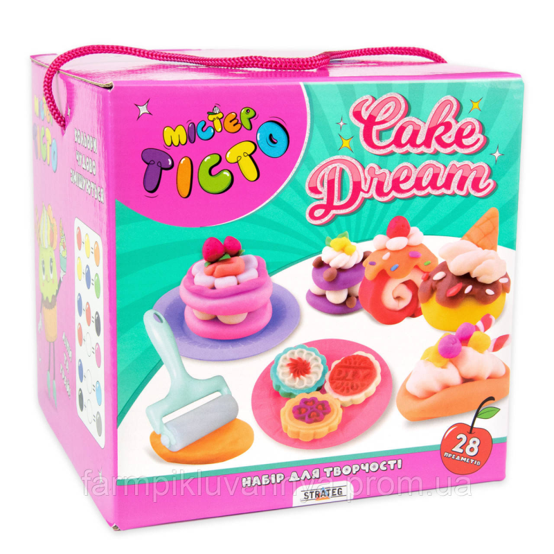 Набір для творчості Містер тісто Cake Dream Strateg українською мовою (41014) Набір для творчості Містер тісто Cake Dream Strateg українською мовою (41014)