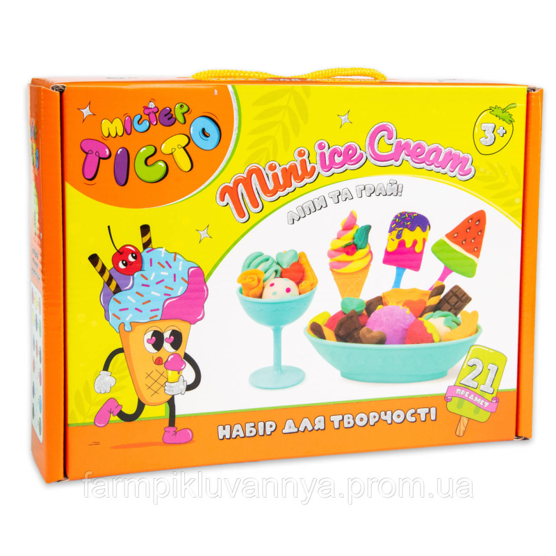 Набір для творчості Містер тісто Mini Cream Strateg українською мовою (41010) Набір для творчості Містер тісто Mini Cream Strateg українською мовою (41010)