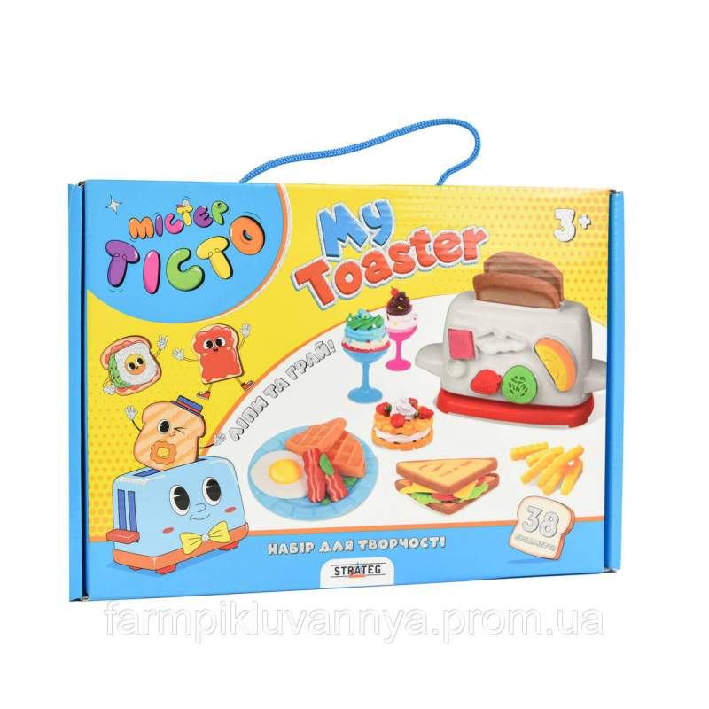 Набір для творчості Містер тісто My Toaster Strateg українською мовою (41023) Набір для творчості Містер тісто My Toaster Strateg українською мовою (41023)