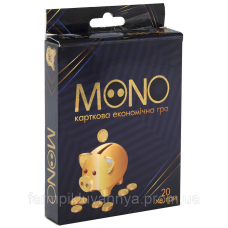 Карткова гра Strateg MONO економічна українською мовою (30569)