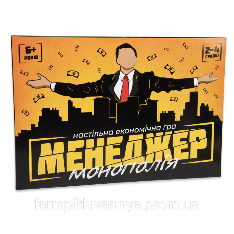 Настільна гра Strateg Менеджер українською мовою (30342) Настільна гра Strateg Менеджер українською мовою (30342)