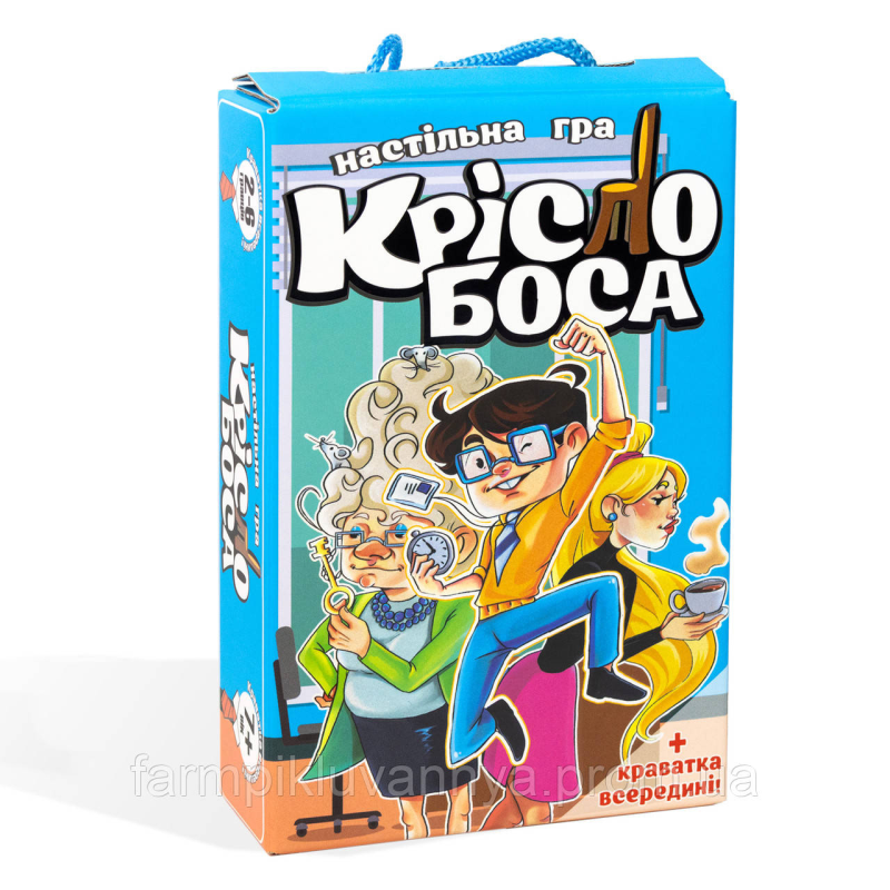 Настільна гра Strateg Крісло боса українською мовою 30387 Настільна гра Strateg Крісло боса українською мовою 30387