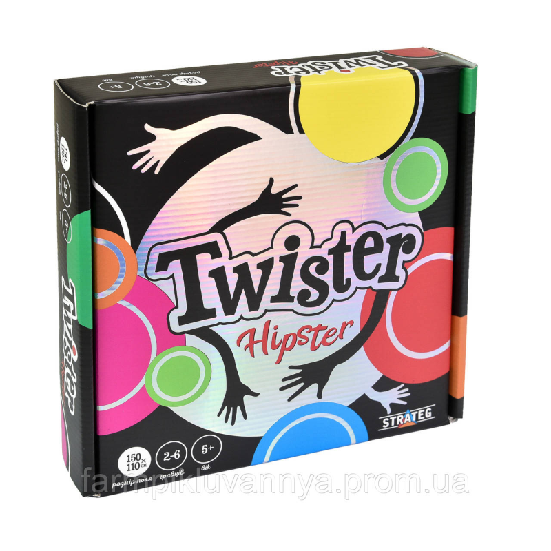 Розважальна гра Strateg Твістер “Twister-hipster“ (30628)