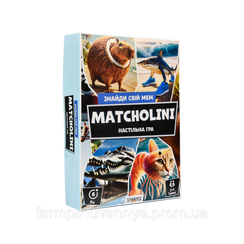 Настільна гра:“ MATCHOLINI“ (Мачоліні) (30919) Настільна гра:“ MATCHOLINI“ (Мачоліні) (30919)