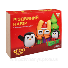 Набір для творчості Strateg U“DO Clay: Різдвяний набір (31067)