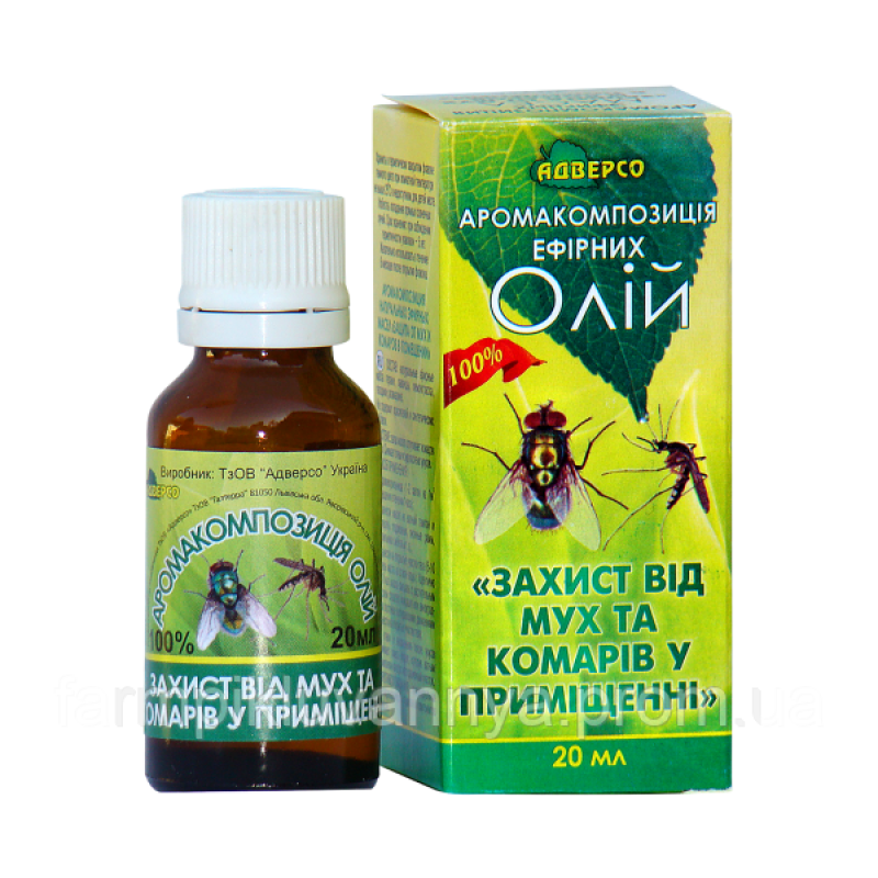 Композиція ефірних олій «Захист від мух та комарів у приміщенні»