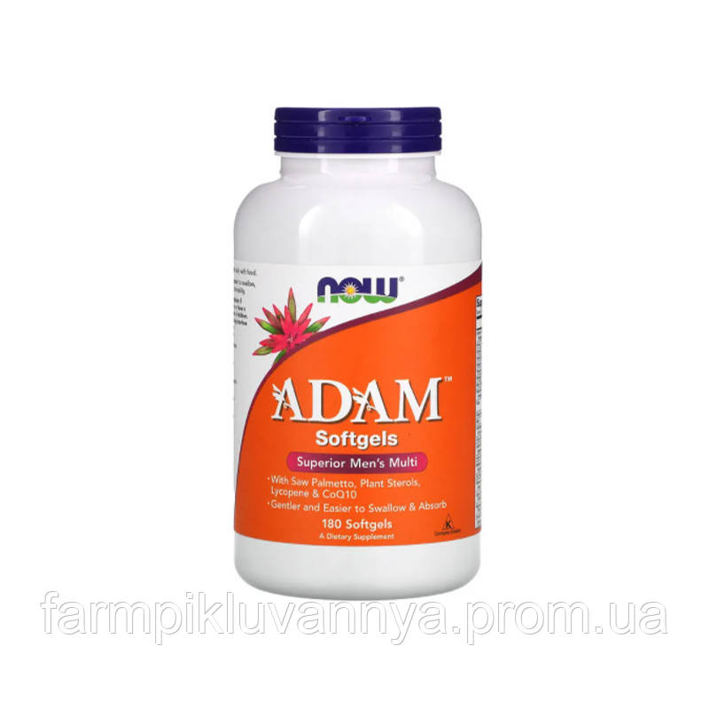 Вітаміни NOW Foods Adam Male Multi 180 капс