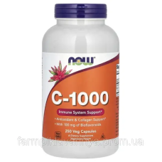 Вітаміни Now Foods C-1000 250 капс.