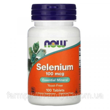 Мінерали Now Foods SELENIUM 100 мкг 100 таблеток