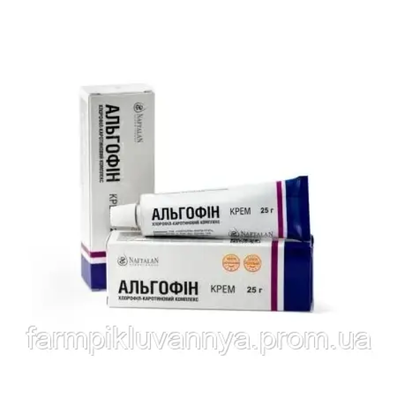Альгофін крем, хлорофіл-каротиновий комплекс 25г