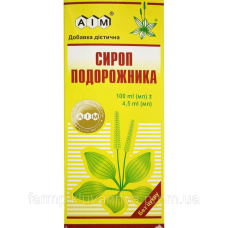 СИРОП ПОДОРОЖНИКА 100 мл НВФК ЕЙМ Україна